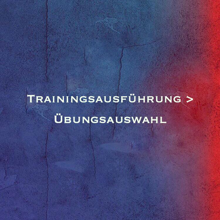 Trainingsausführung wichtiger als Übungsauswahl